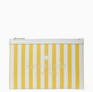 kate spade large zip pouch